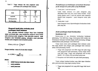 Rumus Rintangan Dasar-dasar perencanaan geometrik jalan | PDF