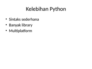 TIPE VARIABEL DAN SINTAK PADA Python.pptx