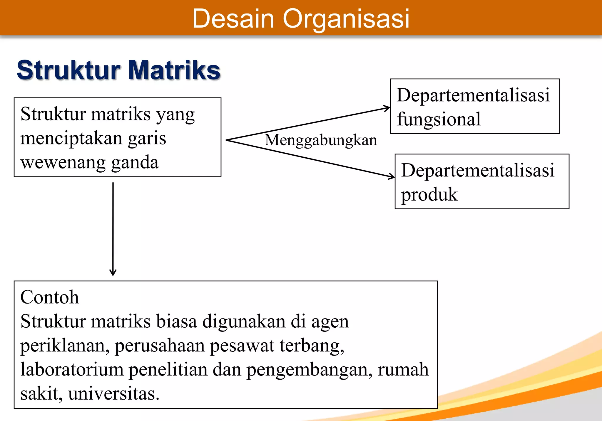 Dasar-dasar struktur organisasi | PPTX