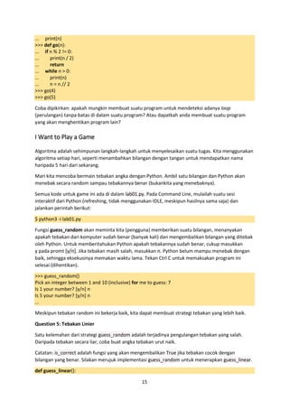 Dasar pemrograman-python | PDF