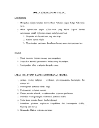 Negara dasar 2.0 pdf agromakanan Dasar Agromakanan