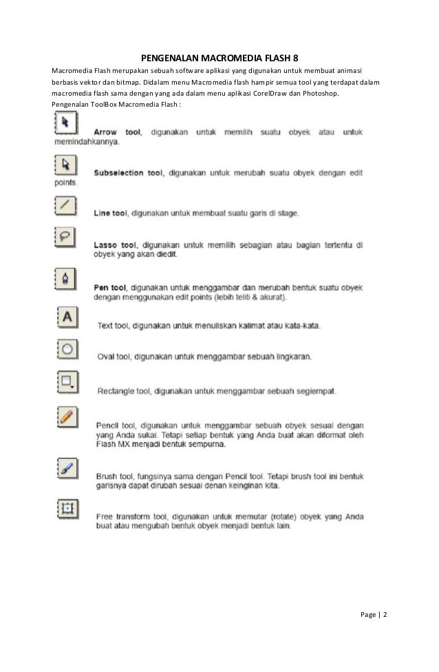 Dasar Animasi Macromedia Flash 8