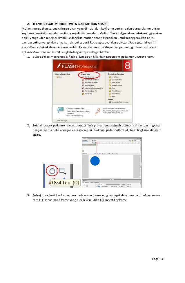 Dasar Animasi Macromedia Flash 8