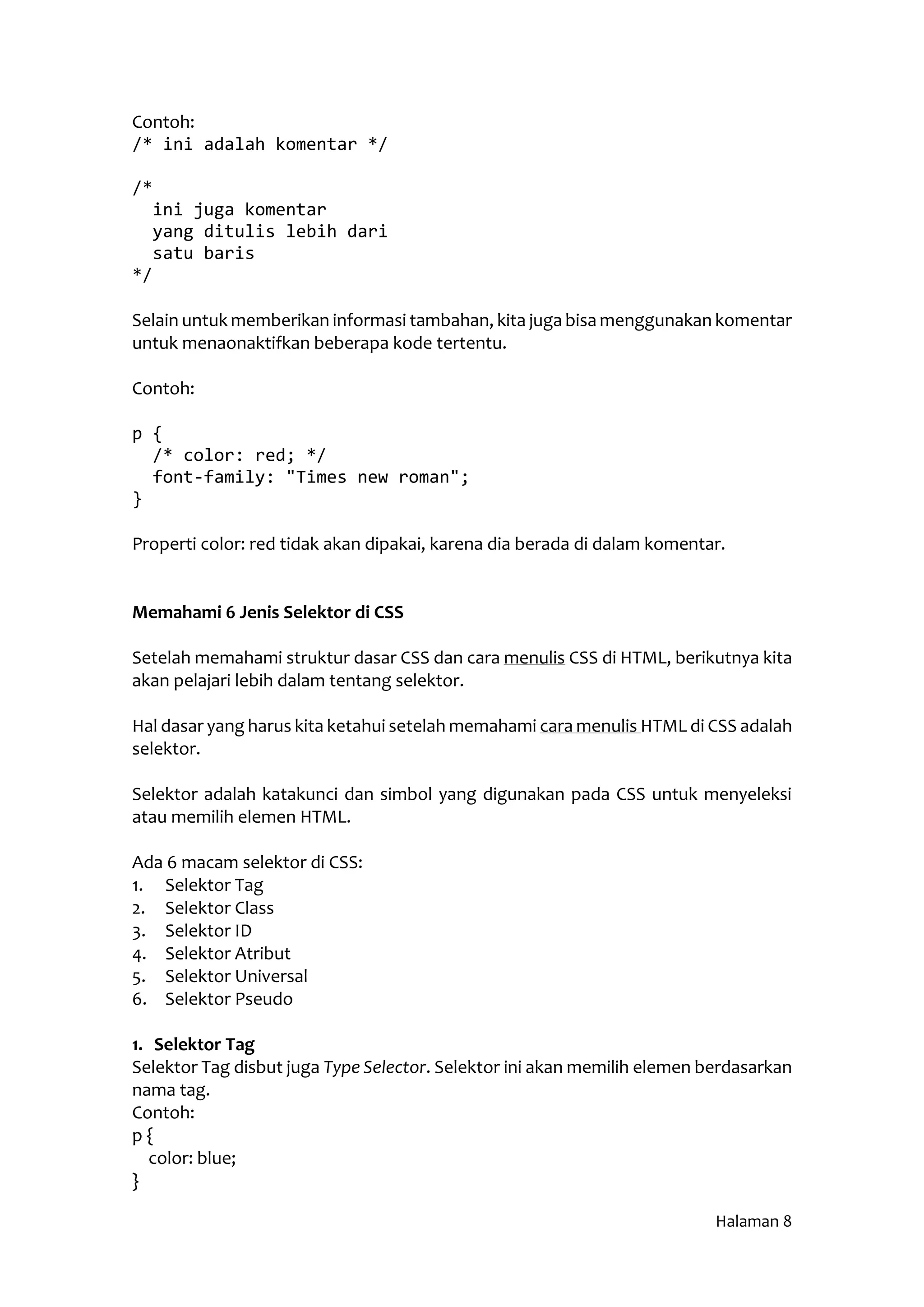 Pengenalan Dasar Dasar web dengan CSS.docx