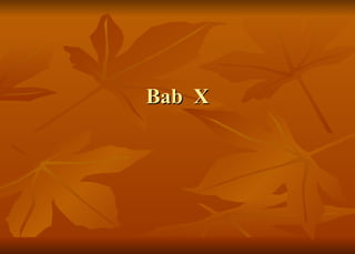 Bab  X 