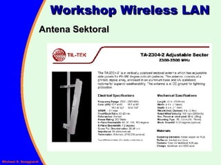 Workshop Wireless LAN Antena Sektoral 