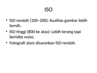 Dasar fotografi Genre Alam dan contohnya.pptx