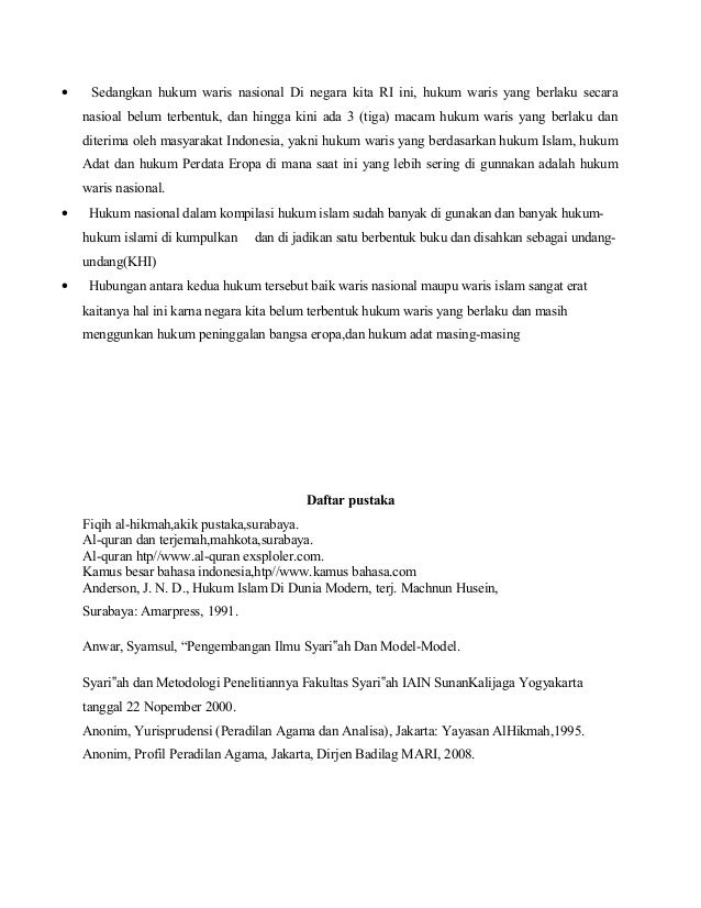 Hukumwarisislam Dan Pembagiannya Dalamislam Com