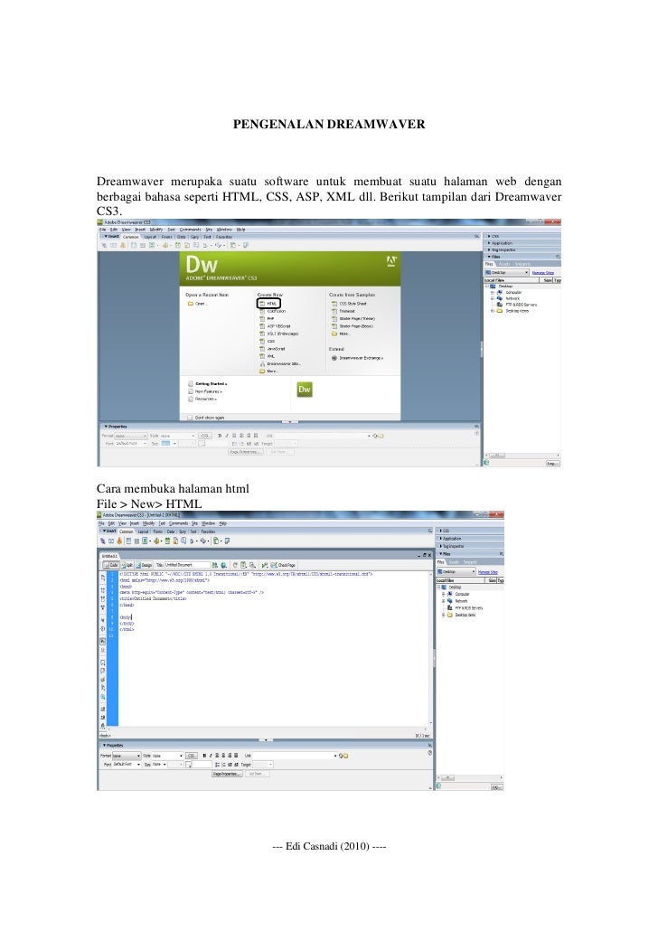 Dasar pembuatan web (html)
