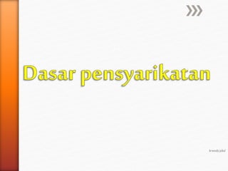 PENGAJIAN AM SEM2 Dasar pensyarikatan