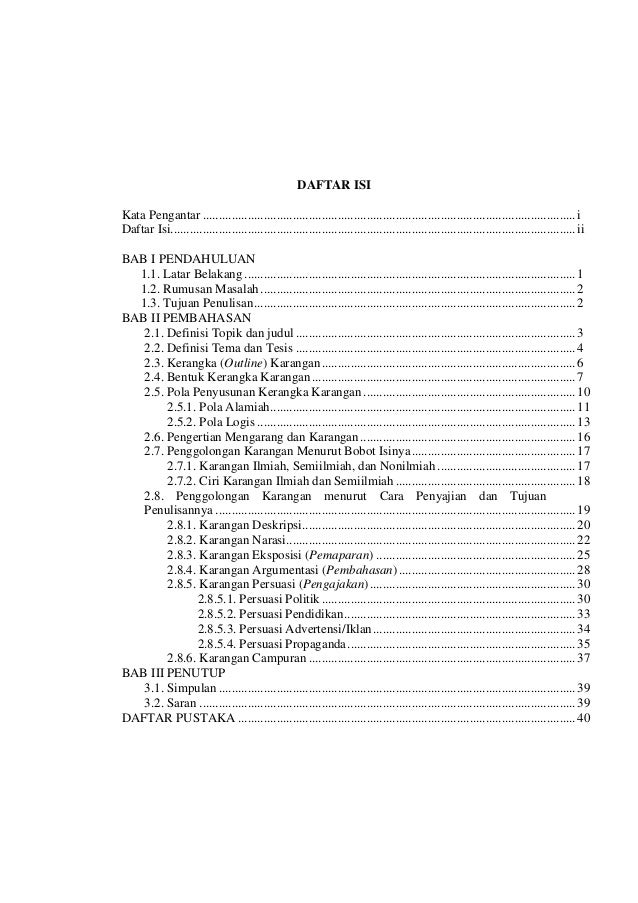 Makalah Dasar penulisan ilmiah