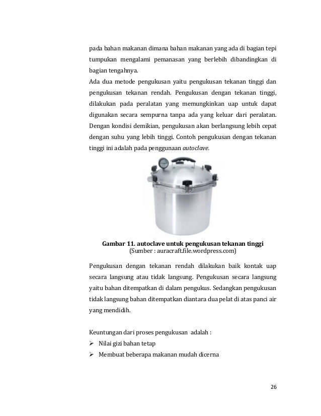 Dasar Proses Pengolahan Hasil Pertanian dan Perikanan