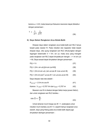 Dasar rangkaian listrik | PDF
