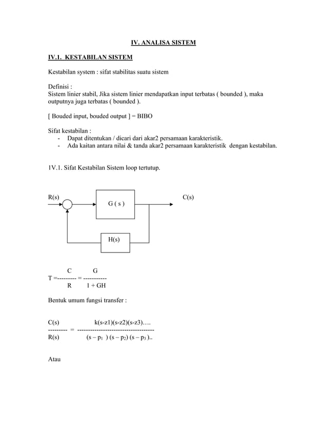 Dasar sistem kontrol | PDF