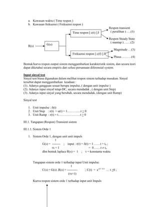 Dasar sistem kontrol | PDF