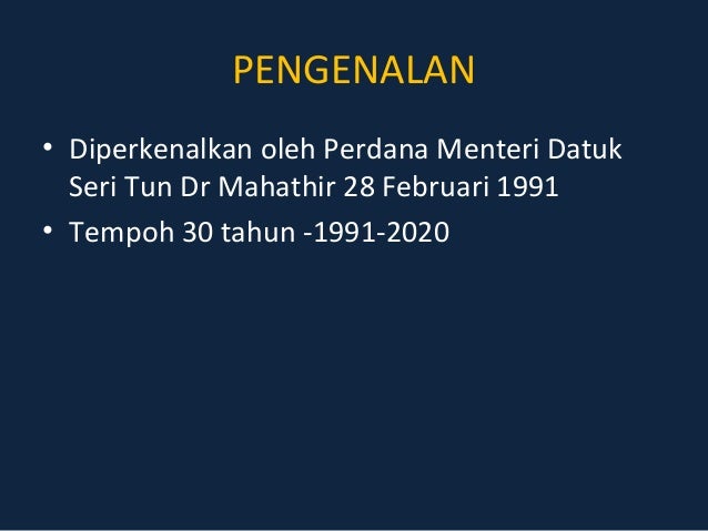 Dasar Wawasan 2020