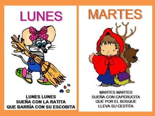 Días de la Semana-Patry-Comedor Escolar