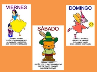 Días de la Semana-Patry-Comedor Escolar