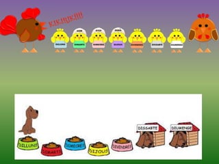 Días de la Semana-Patry-Comedor Escolar