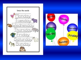 Días de la Semana-Patry-Comedor Escolar