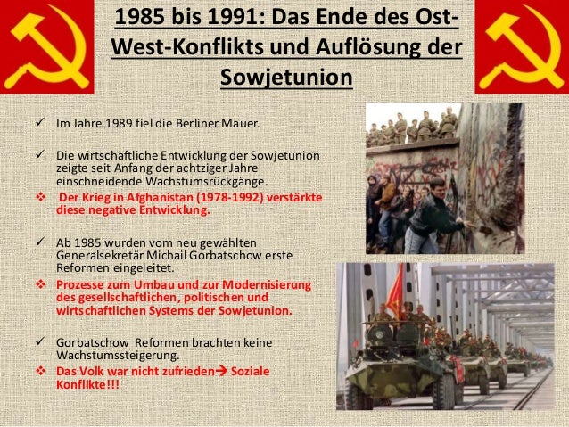 Das ende der sowjetunion