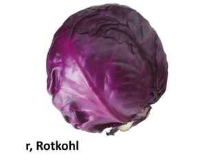 der Rotkohl
 