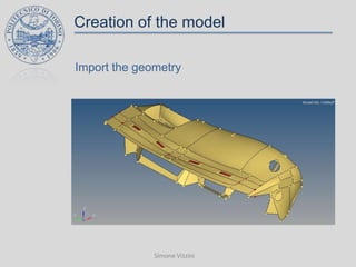 Creation of the model
Import the geometry

Simone Vizzini

 