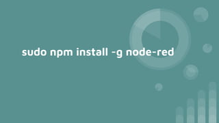 sudo npm install -g node-red
 