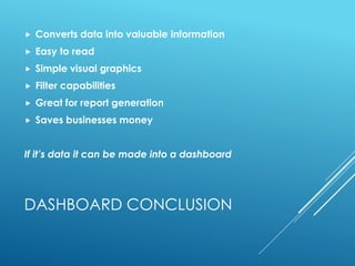 Dashboard Basics | PPTX