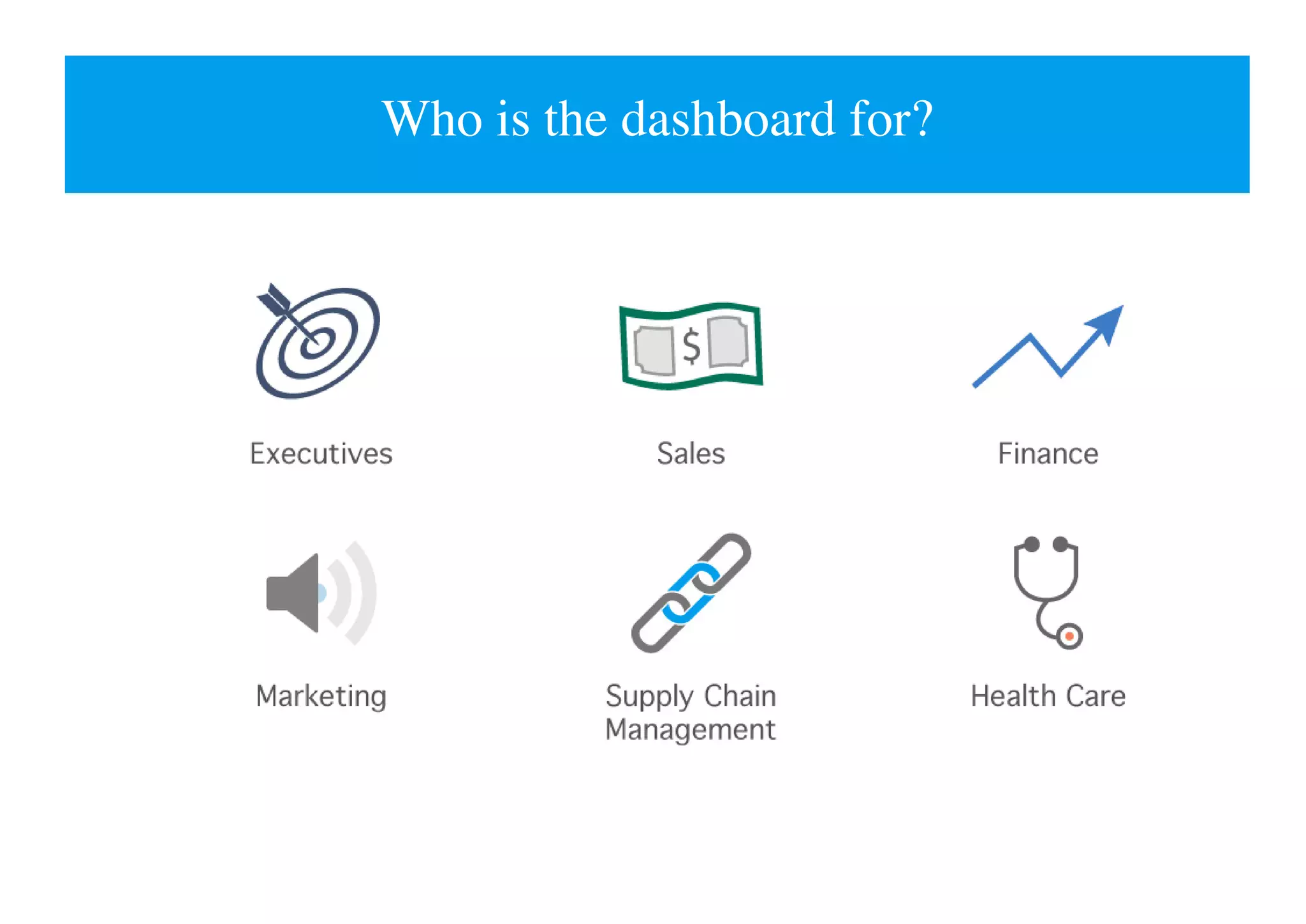 Who is the dashboard for?
