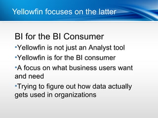 Yellowfin BI Dashboard Best Practices | PPT | Desktop Publishing ...