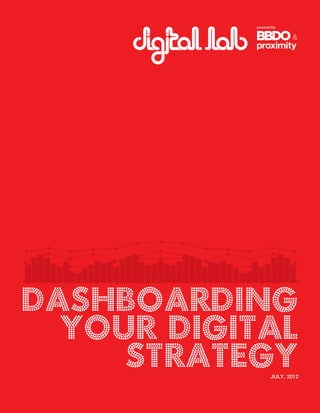 B:9”
      T:8.5”




                                    B:11.5”
                            T:11”
Dashboarding
  Your Digital
     Strategy  JULY, 2012
 