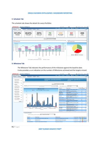 Dashboard reporting | PDF