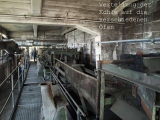 Verteilung der Kohle auf die verschiedenen Öfen