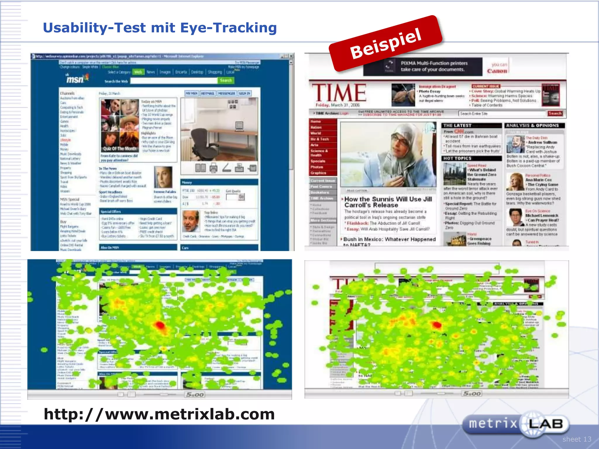 Usability-Test mit Eye-Tracking




http://www.metrixlab.com
                                  sheet 13
 