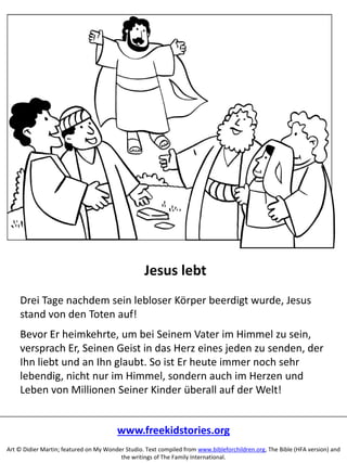 Gleichnisse von Jesus
Wenn Jesus zu den Menschenmengen sprach, erklärte er
tiefgehende Wahrheiten oft mit Hilfe von Gleich nissen –
Geschichten über alltägliche Ereignisse, Umstände und Dinge, in
die sich seine Zuhörer leicht hinein versetzen konnten. Die Zeiten
haben sich geändert, aber die zeitlosen Wahr heiten der
Gleichnisse von Jesus sind heute noch genauso relevant wie vor
2000 Jahren. Wie für die Leute, die sie zum ersten Mal hörten.
 