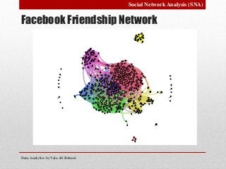 Data Analytics by Vala Ali Rohani
Social Network Analysis (SNA)
Facebook Friendship Network
 