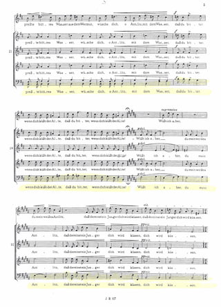 wenn dich küßt der Al , te, daß du bit _ ter, wenndichküßtderALte! Wüßt ich a _ bcr,_ 
261~~~~~§§~~~~~~~~~~~~~~~~~~~~~~~~~"~~~V~d~OI~.~~oJ '* •. - • 
wenn dich küßt der Al c te, daß du biLter, wenn dich küßt derAI JJ:! Wüßt ich aber, 
"~ 'Pdol. 
es p r e s svvo 
---I 
wenn dich küßt der Al , te, daß du bit ter, wenndichküßlderALte! 
J ~ . ~!!. pdol. -~ 
du meinweißes 
du rncm 
wenn dich küßtderAL tc, daß du bit it er, wenn dich küßtderALtel 
u 
Wüßt ich a _ ber,_ 
-p tiol, 
du mein weißes 
--".----, 
V 
wenn dich küßt der Al . te, daß du bit.ter, wenn dich küßtderALte! Wüßt ich a ber, du rnc m 
rit . 
du mein weiß es.Am litz. daß dereinstein Ju~crdichwird küssen, daß dereinst ein jung er dich wird küs."scn, 
PP,;t. 
litz, daßdereinsteinJun _ ger dich wird küssen, dich wird "küs 
'PP ,i/. 
•. •. .. ~ •. ~v 
litz, daßdereinstcinJun _ ger dich wird küssen, dich wird küs 
P'Prit. 
Iit.z, daß dereinsteinJun _ ger dich wird küssen, dich wird küs 
.,. rr-«. 
•. 
Ant litz , daßdereinsleinJun _ ger dich wird kü:;sendich wird küs 
1 _ sen, 
J. B. 117 
 