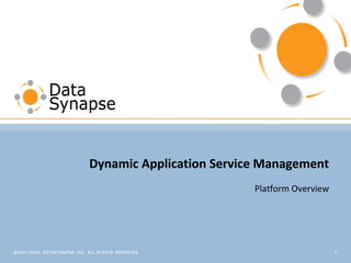 Dynamic Application Service Management Platform Overview 