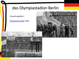 das Olympiastadion Berlin
Einweihungsfeier :

Olympische Spiele 1936
 