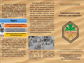 Nanostructured oxide  materials and composites