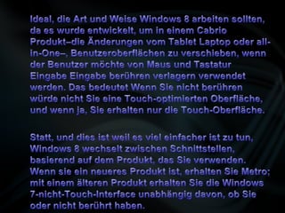 Das problem mit der lösung von windows 8