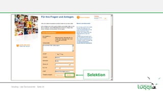 Selektion
Gōutōng – das Servicecenter Seite 20

 
