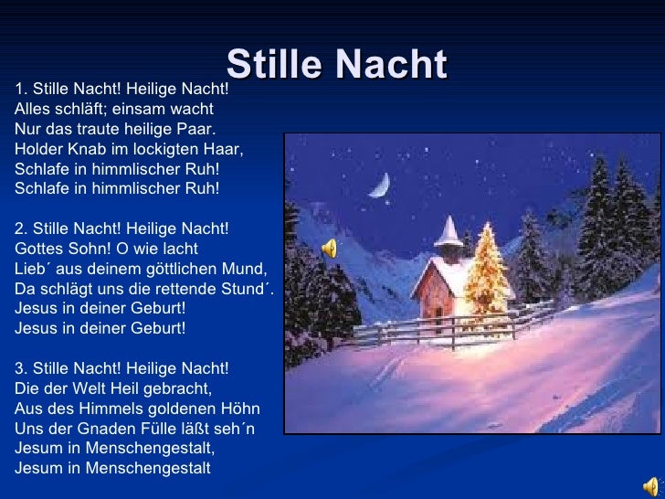 Das Weihnachten in Deutschland