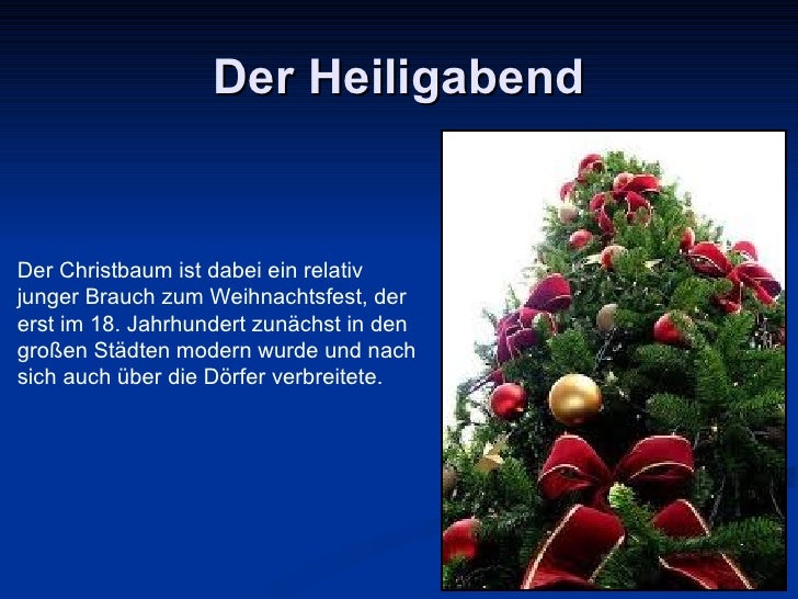 Das Weihnachten in Deutschland