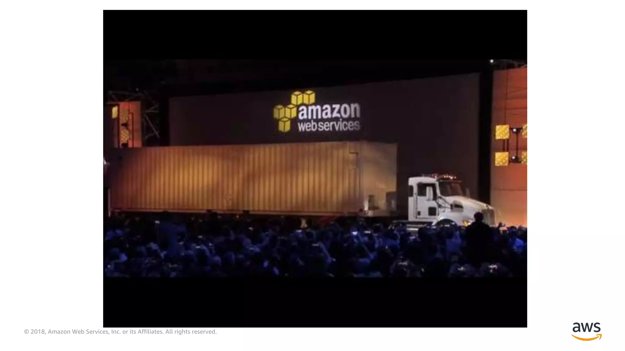 © 2018, Amazon Web Services, Inc. or its Affiliates. All rights reserved.
 