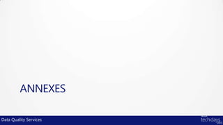 ANNEXES

Data Quality Services
 