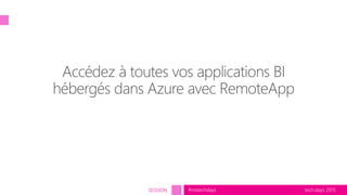 tech.days 2015#mstechdaysSESSION
 