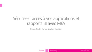 tech.days 2015#mstechdaysSESSION
 