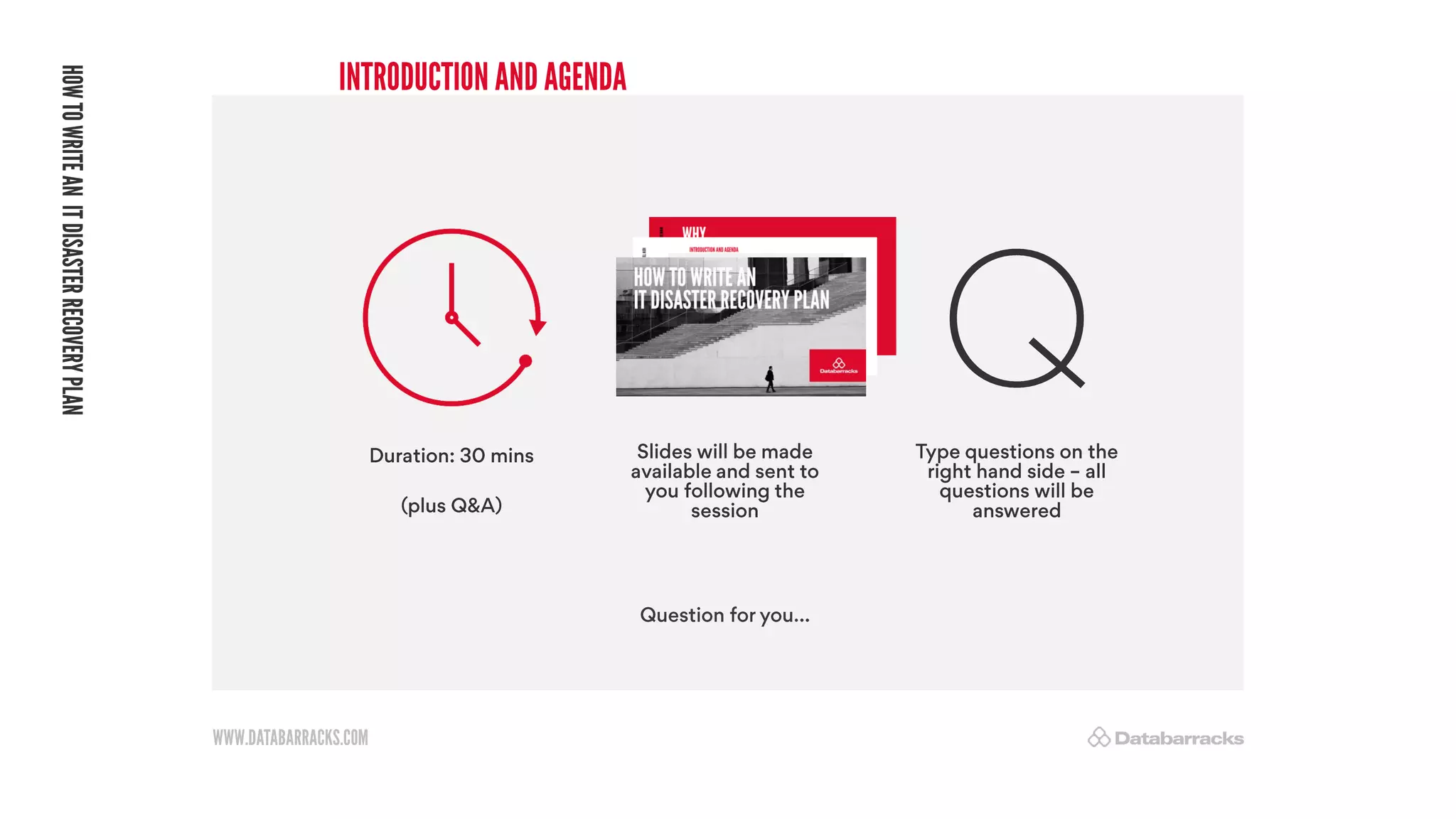 How To Write An It Disaster Recovery Plan Pdf